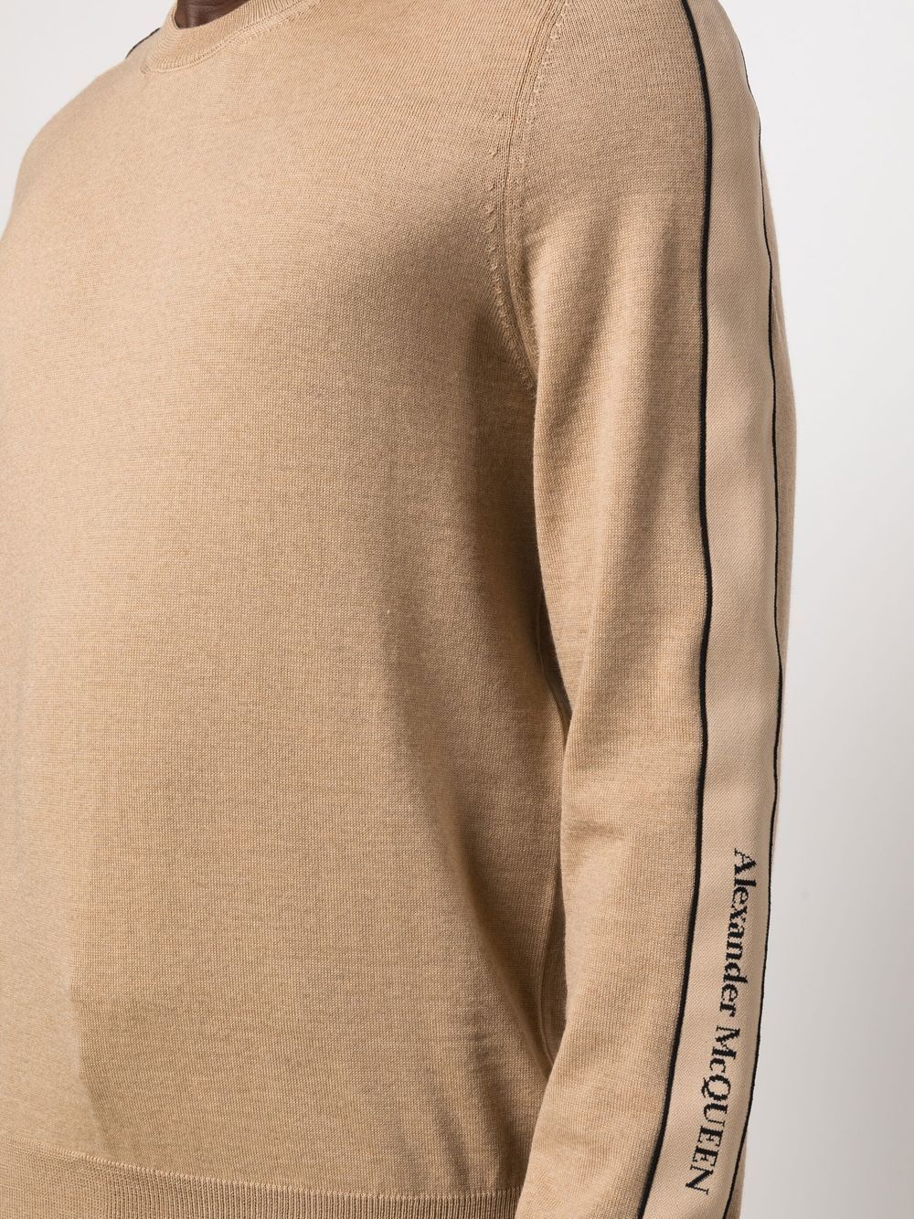 Alexander McQueen o1y1024 Sweater In Camel Size US XXL / EU 58 / 5 - 5 Thumbnail