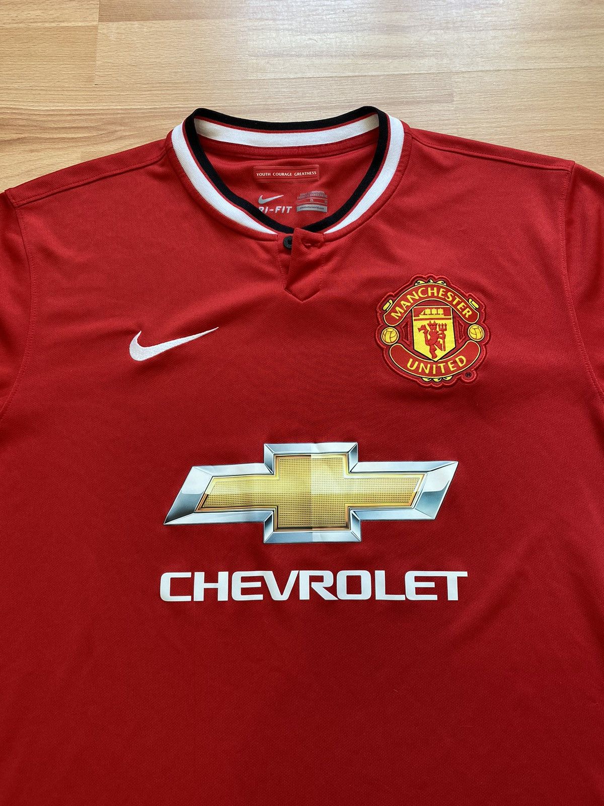 Nike Nike Chevrolet Manchester United Mens Jersey 2014 Football Size US L / EU 52-54 / 3 - 2 Thumbnail