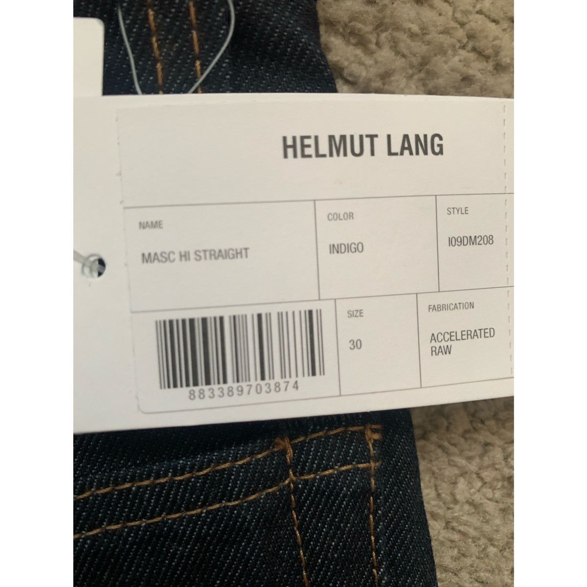 Helmut Lang HELMUT LANG RAW MASC HI WAISTED JEANS Size US 30 / EU 46 - 17 Thumbnail