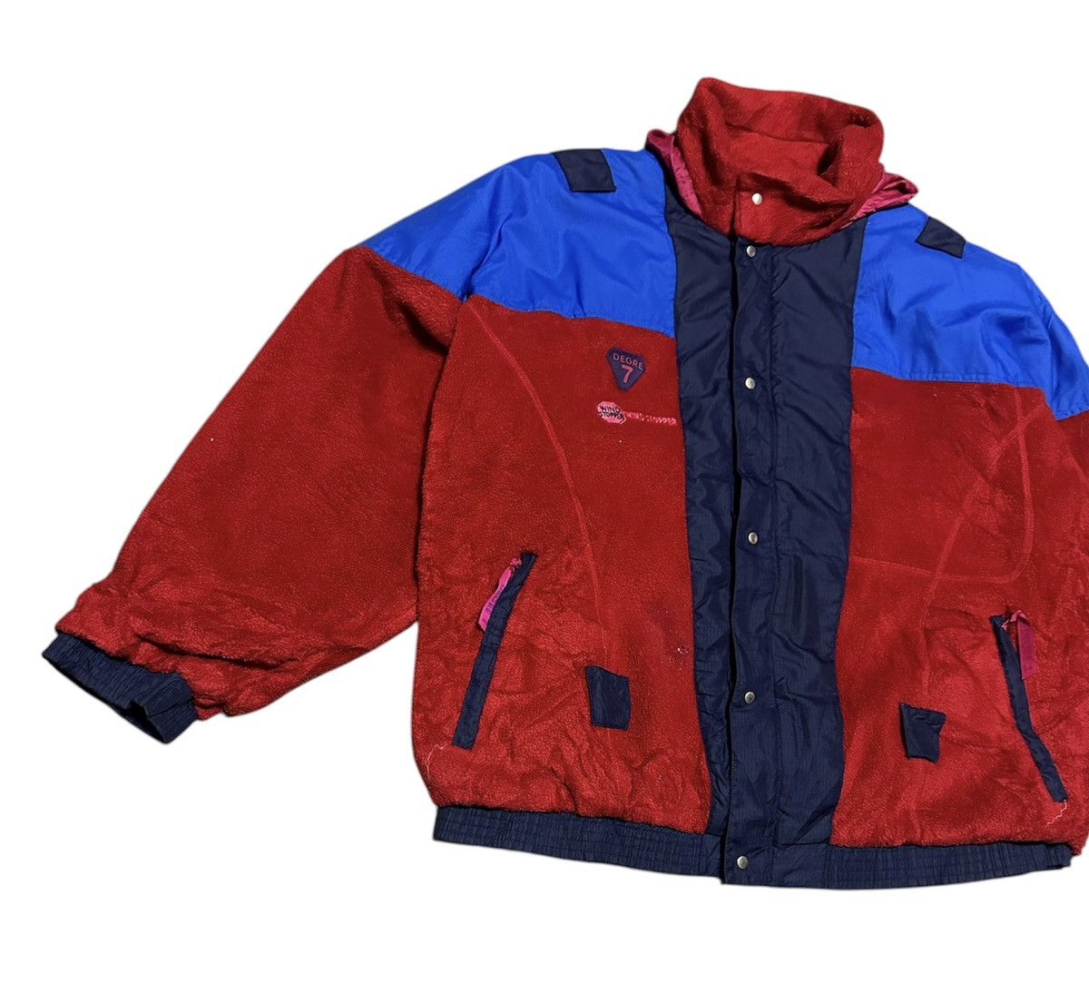 Japanese Brand Vintage Degre 7 Polartex Wind Stopper Fleece Jacket Size US XL / EU 56 / 4 - 3 Thumbnail