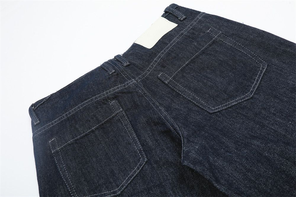 Jean American high street casual straight loose wide-leg jeans Size US 32 / EU 48 - 4 Thumbnail