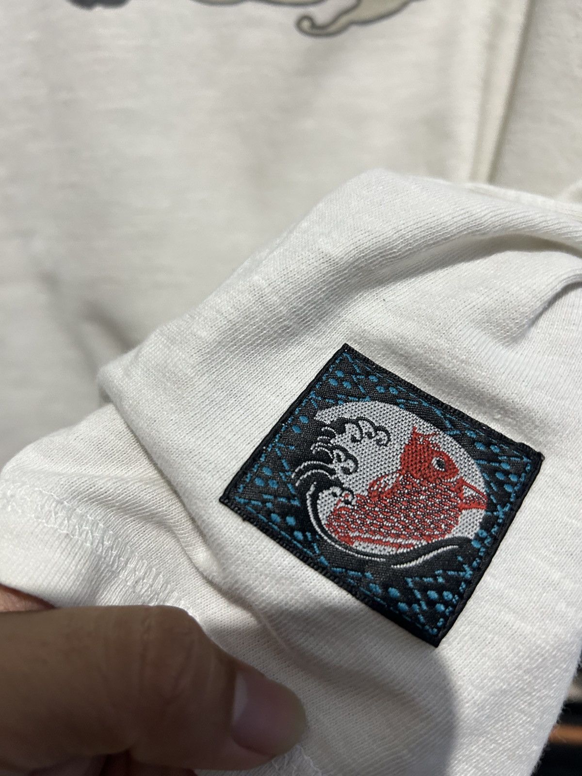 Japanese Brand Sukajan Koi Fish Japanese tradition double Layer longsleeve Size US XL / EU 56 / 4 - 7 Thumbnail