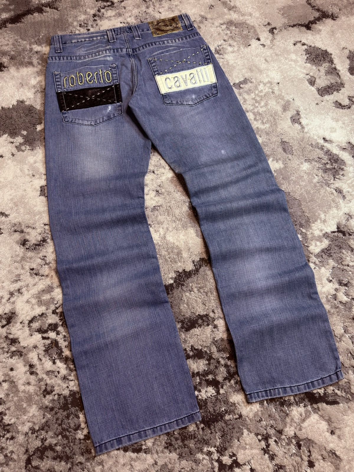 Roberto Cavalli Archive Roberto Cavalli Disstresed Y2K Jeans Dolce Hedi Raf Size US 32 / EU 48 - 6 Thumbnail