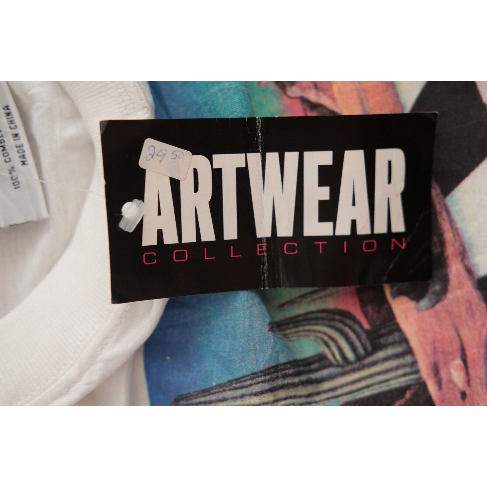 Other Vintage 1990s Artwear Collection Unisex Large White Shirt Size US L / EU 52-54 / 3 - 8 Thumbnail