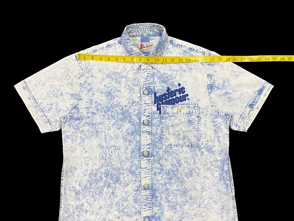Hysteric Glamour × Japanese Brand Rare Design‼️Hysteric Glamour Acid Wash Shirt Button Ups Size US M / EU 48-50 / 2 - 6 Thumbnail