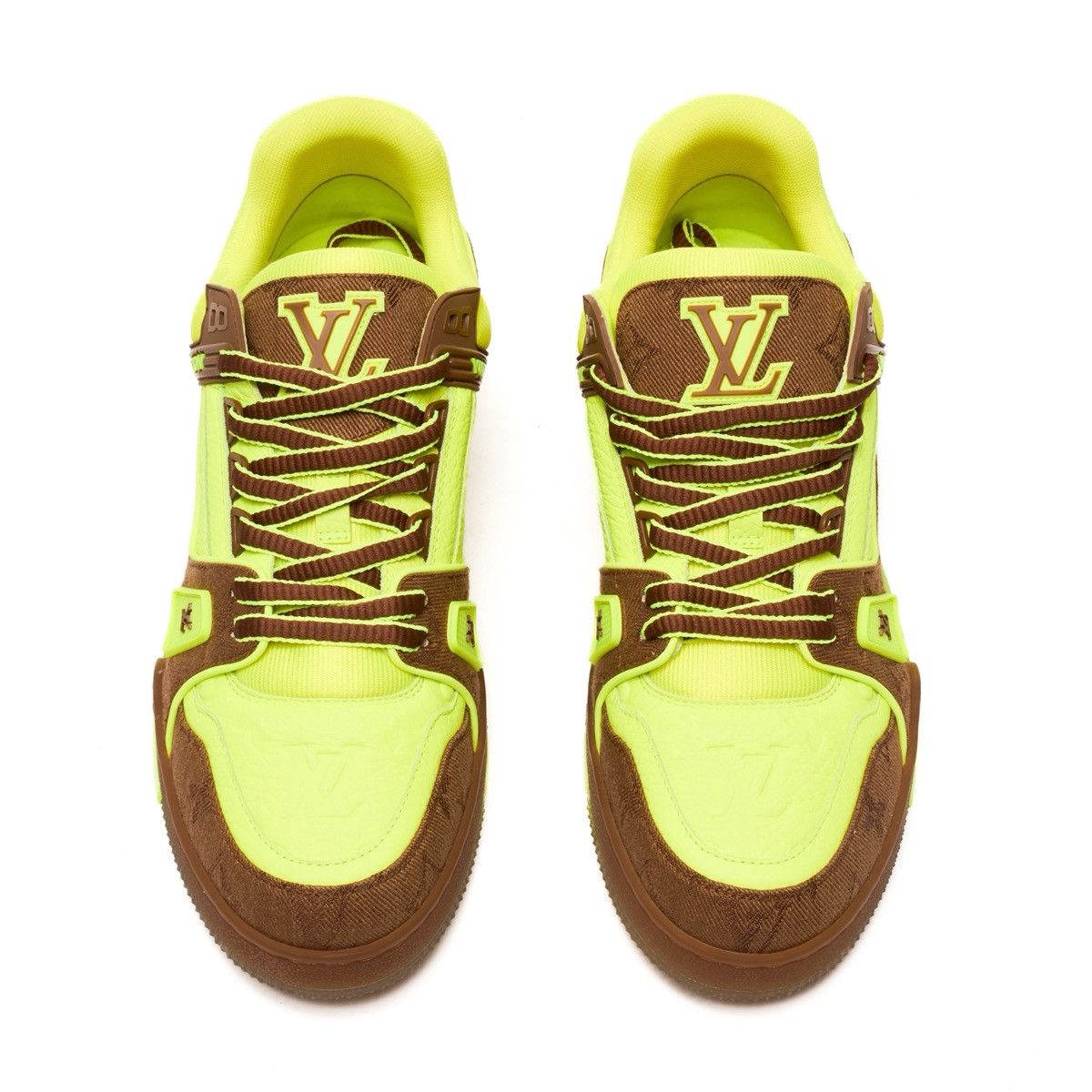 Louis Vuitton LV Trainer Low Yellow Brown Size US 7 / EU 40 - 5 Thumbnail