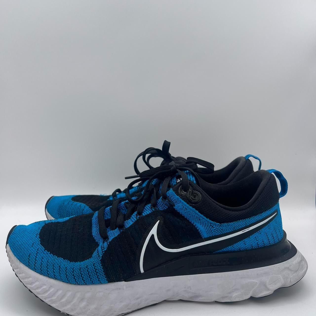 Nike Mens Size 12 Nike React Infinity Runk FK 2 Blue Orbit Black Size US 12 / EU 45 - 2 Thumbnail
