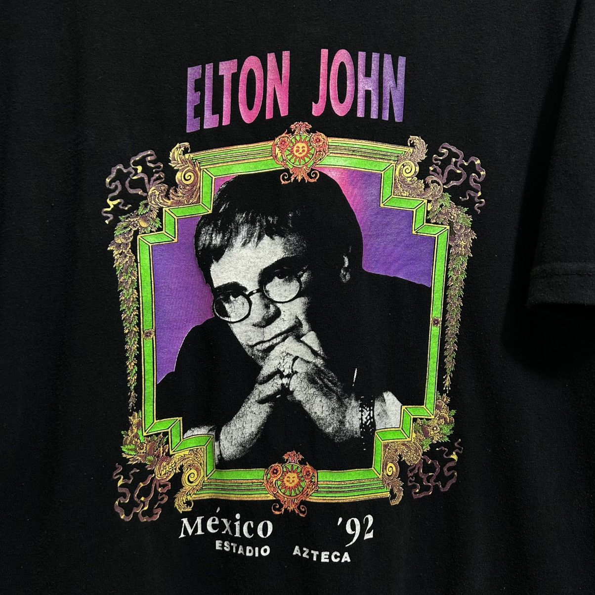 Band Tees × Vintage ELTON JOHN VINTAGE SHIRT 1992 MEXICO TOUR Size US L / EU 52-54 / 3 - 2 Thumbnail