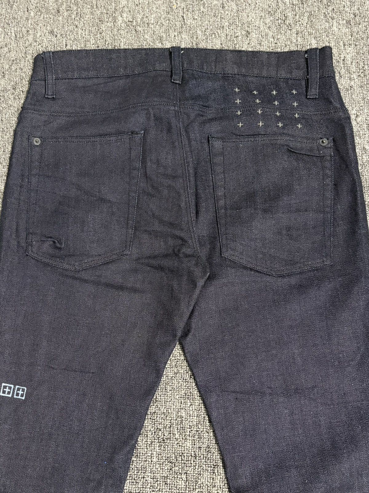 Ksubi Ksubi Gee Gee Raw Rinse Indigo Straight Leg Denim W30 | Grailed