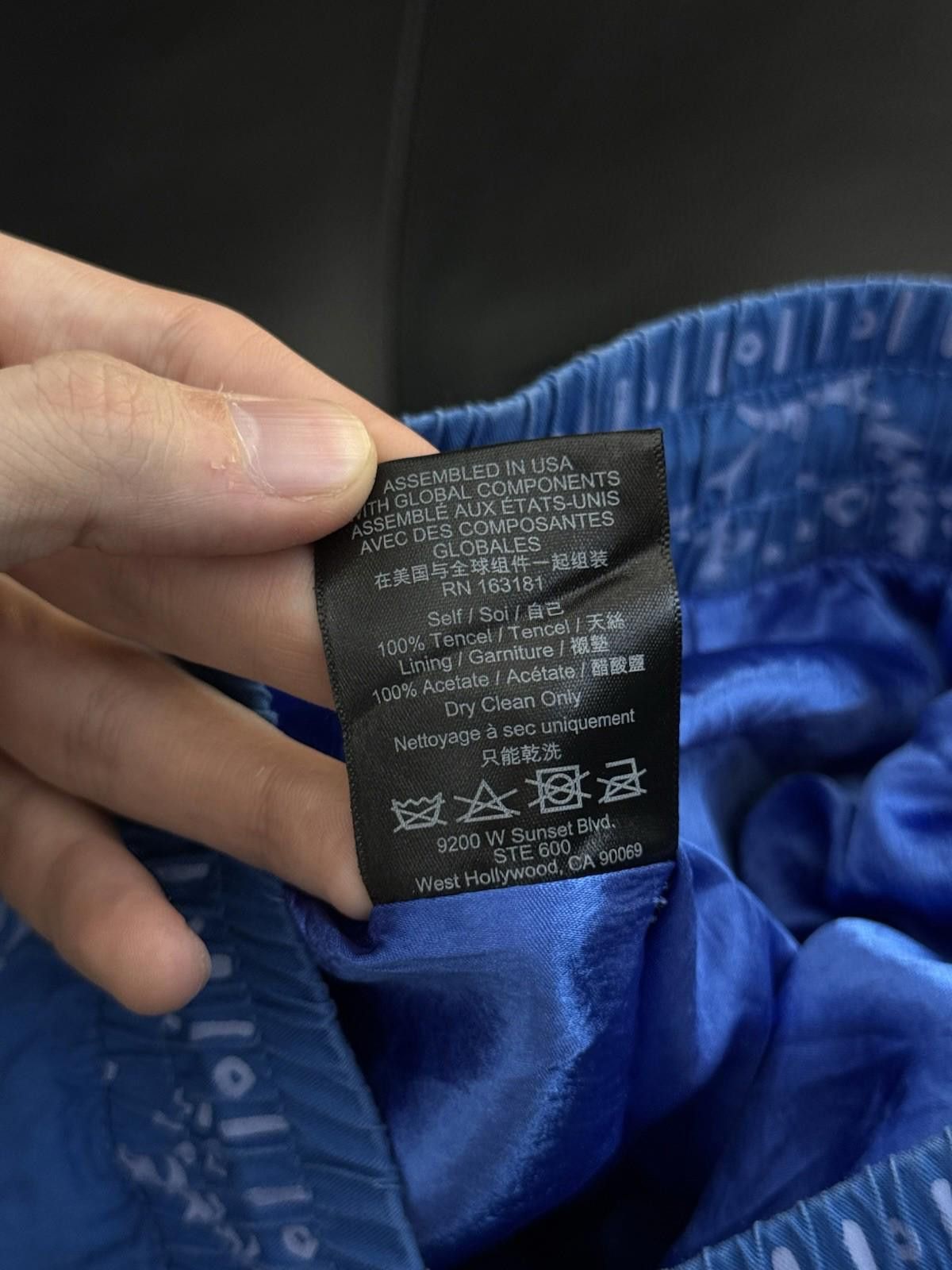 Rhude Rhude Logo Shorts Blue White Summer 100% Authentic (Large) Size US 34 / EU 50 - 11 Thumbnail