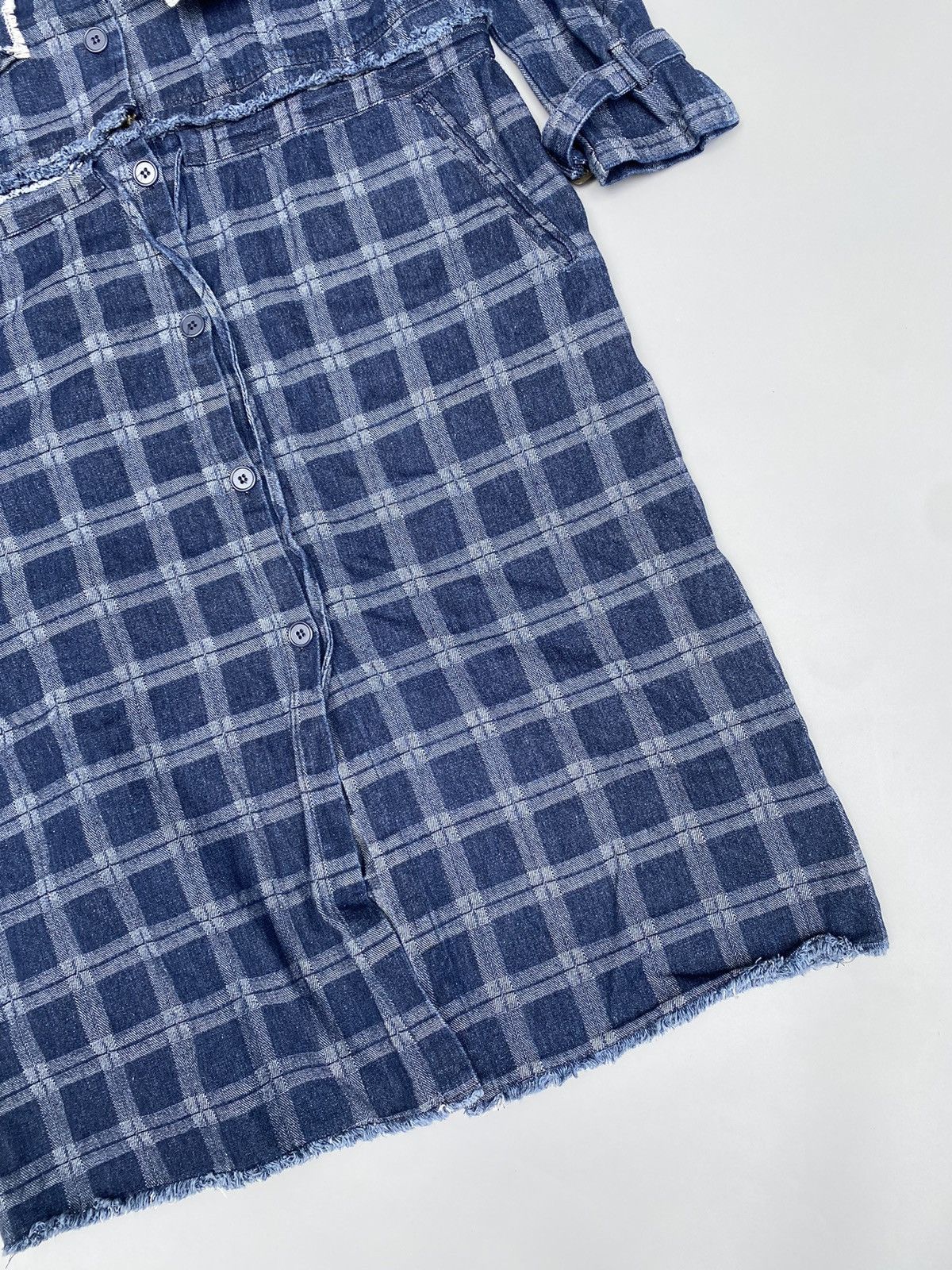 Japanese Brand Birthwork of Sanity Heart- 2in1- Denim Dress Size M / US 6-8 / IT 42-44 - 12 Thumbnail