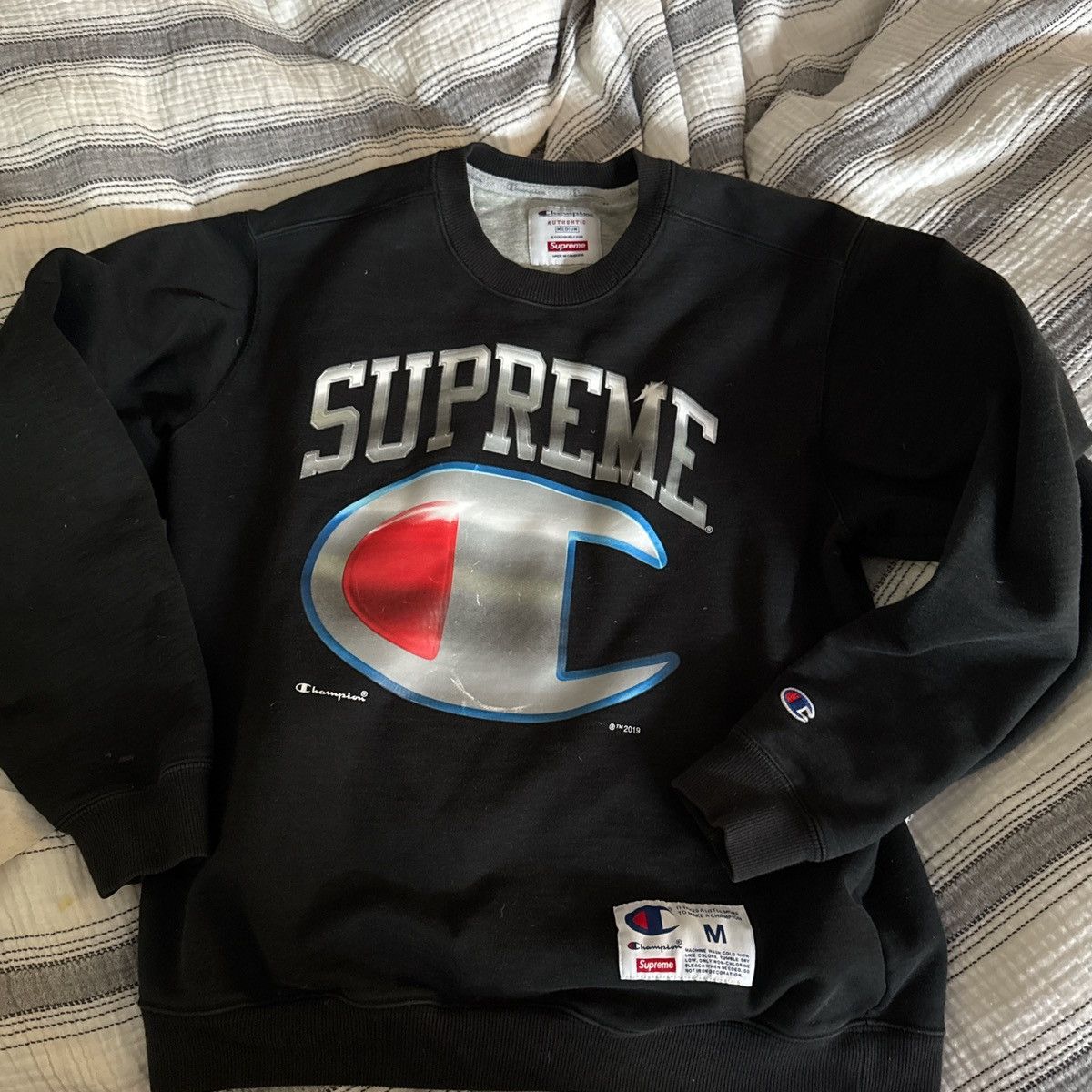Champion × Supreme Supreme x Champion Sweater Size US M / EU 48-50 / 2 - 4 Thumbnail