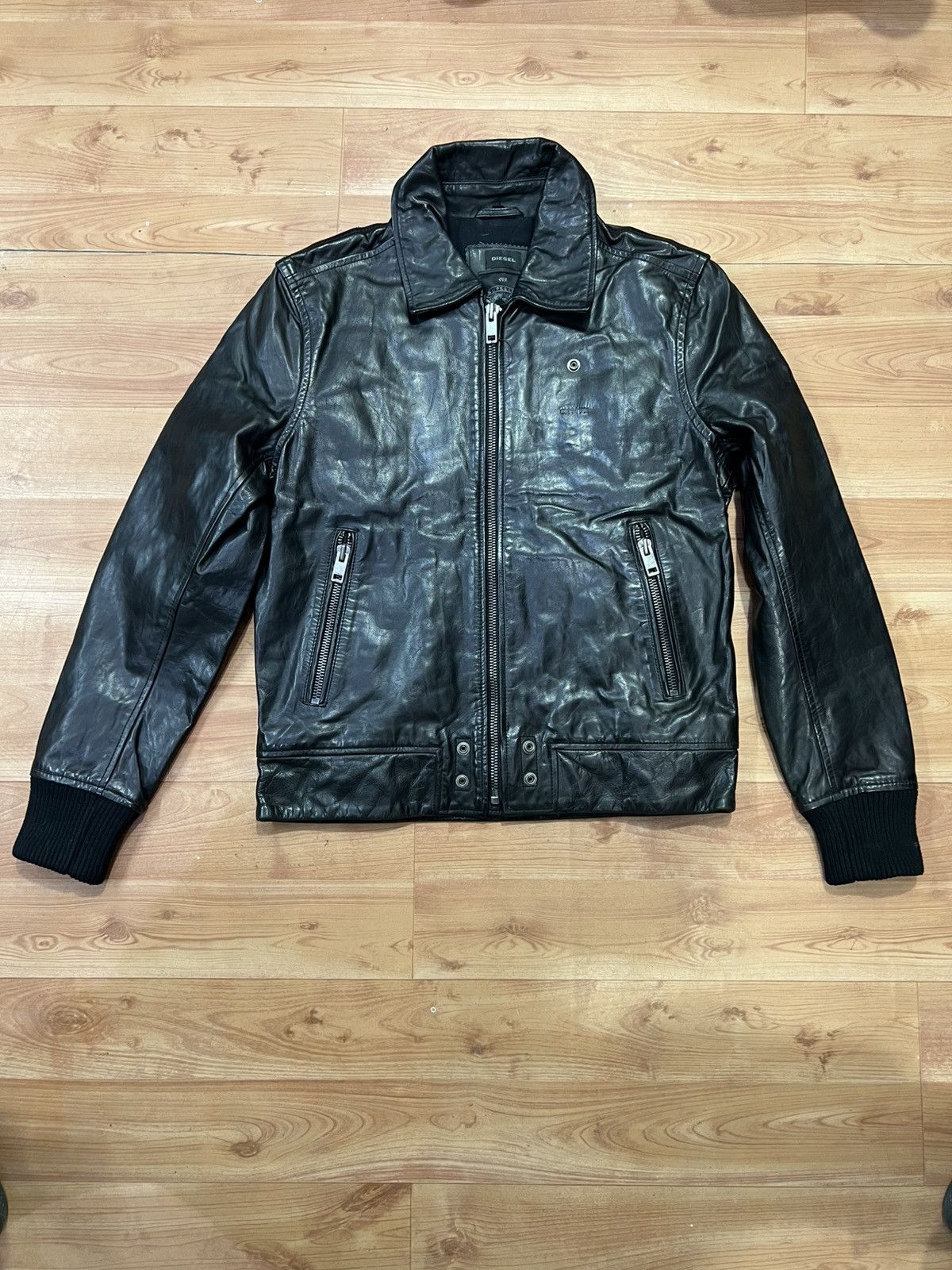 Diesel Diesel leather jacket size L Size US L / EU 52-54 / 3 - 1 Thumbnail