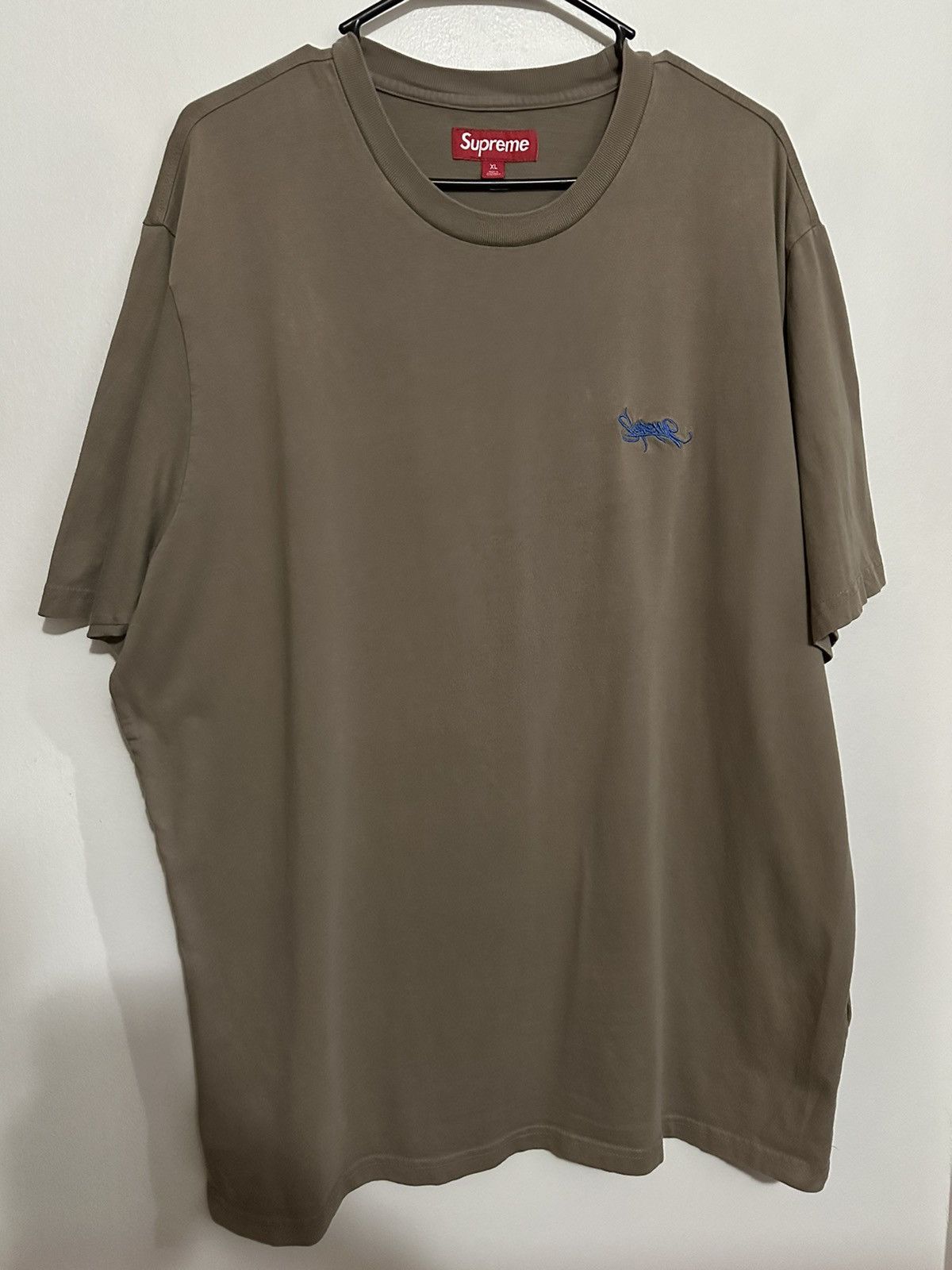 Supreme Supreme Washed Tag S/S Top Tee Size US XL / EU 56 / 4 - 1 Thumbnail