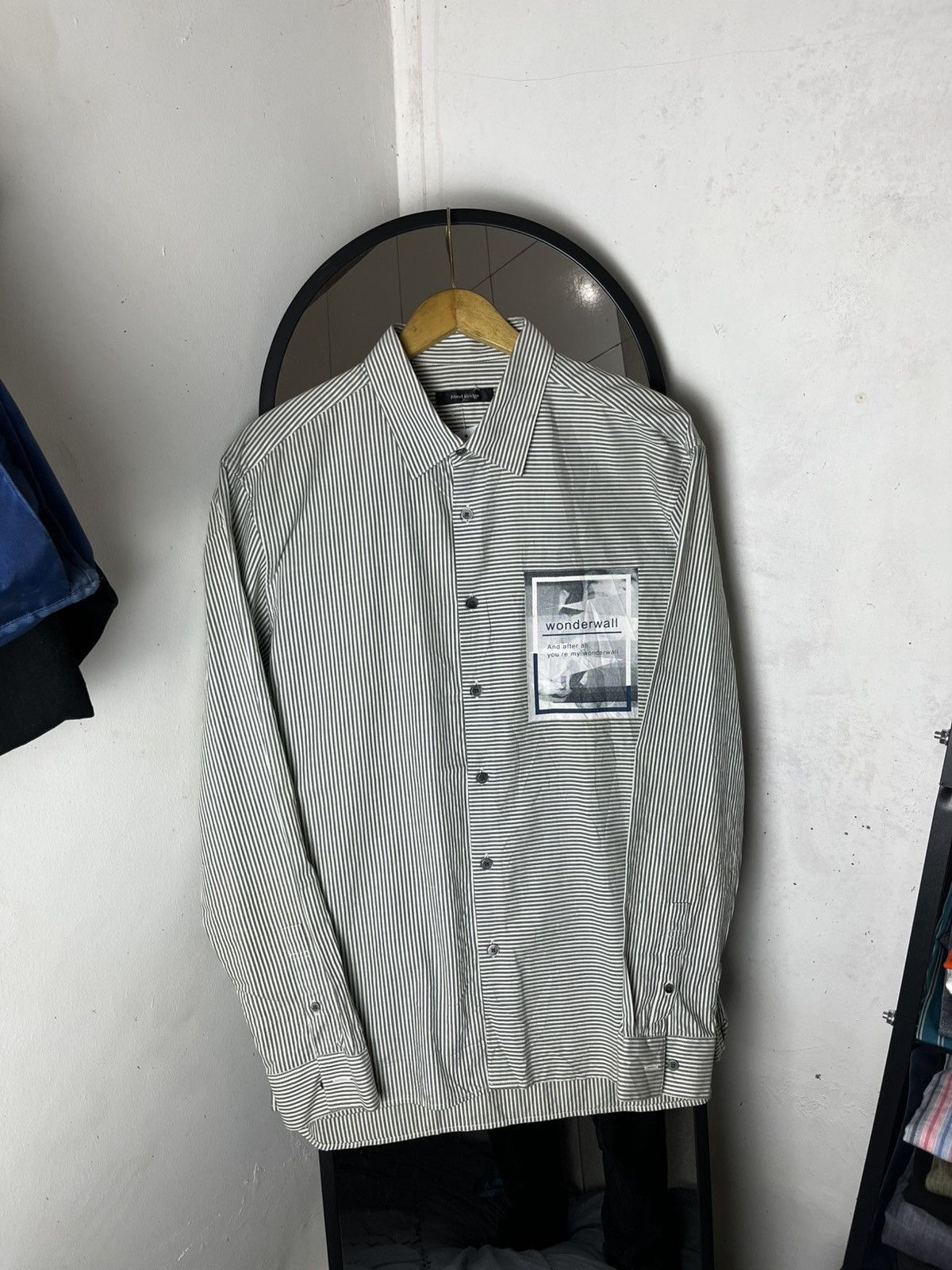 Issey Miyake mindbridge striped wonderwall oasis /cdg/kapital/issey Size US L / EU 52-54 / 3 - 2 Thumbnail