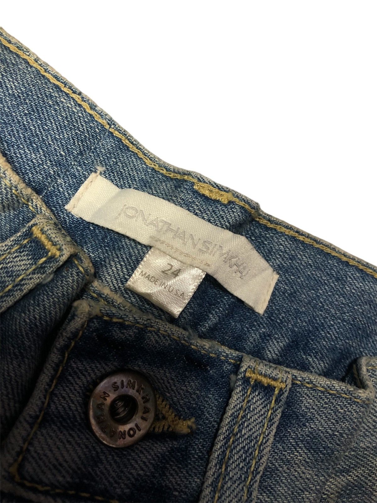 Designer × Jonathan Simkhai × Vintage Vintage Jonathan Simkhai Denim Jeans (unisex) Size 28" / US 6 / IT 42 - 12 Thumbnail