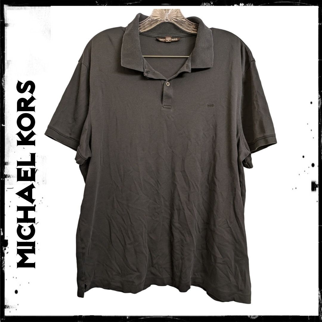 Michael Kors Men's MICHAEL KORS Black Polo Shirt Size XL Size US XL / EU 56 / 4 - 1 Thumbnail
