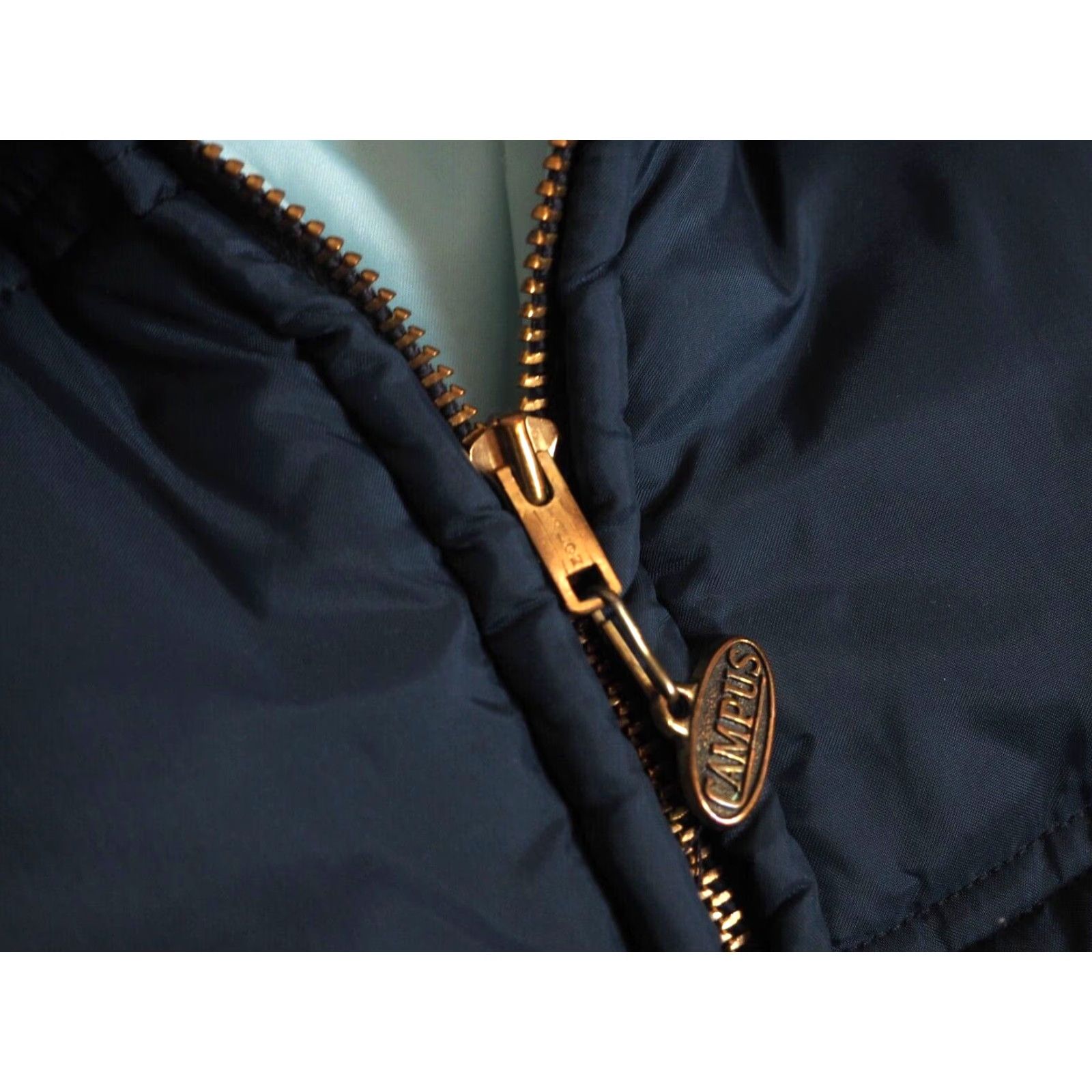 Vintage VINTAGE Campus Navy Blue Full Zip Puffer Jacket Mens M 60s Nylon Casual Size US M / EU 48-50 / 2 - 7 Thumbnail