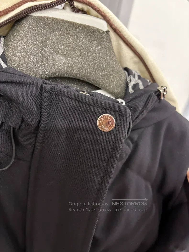 Hermes Hermes Short Puffer Jacket with Pig Nose Lining Size XS / US 0-2 / IT 36-38 - 5 Thumbnail