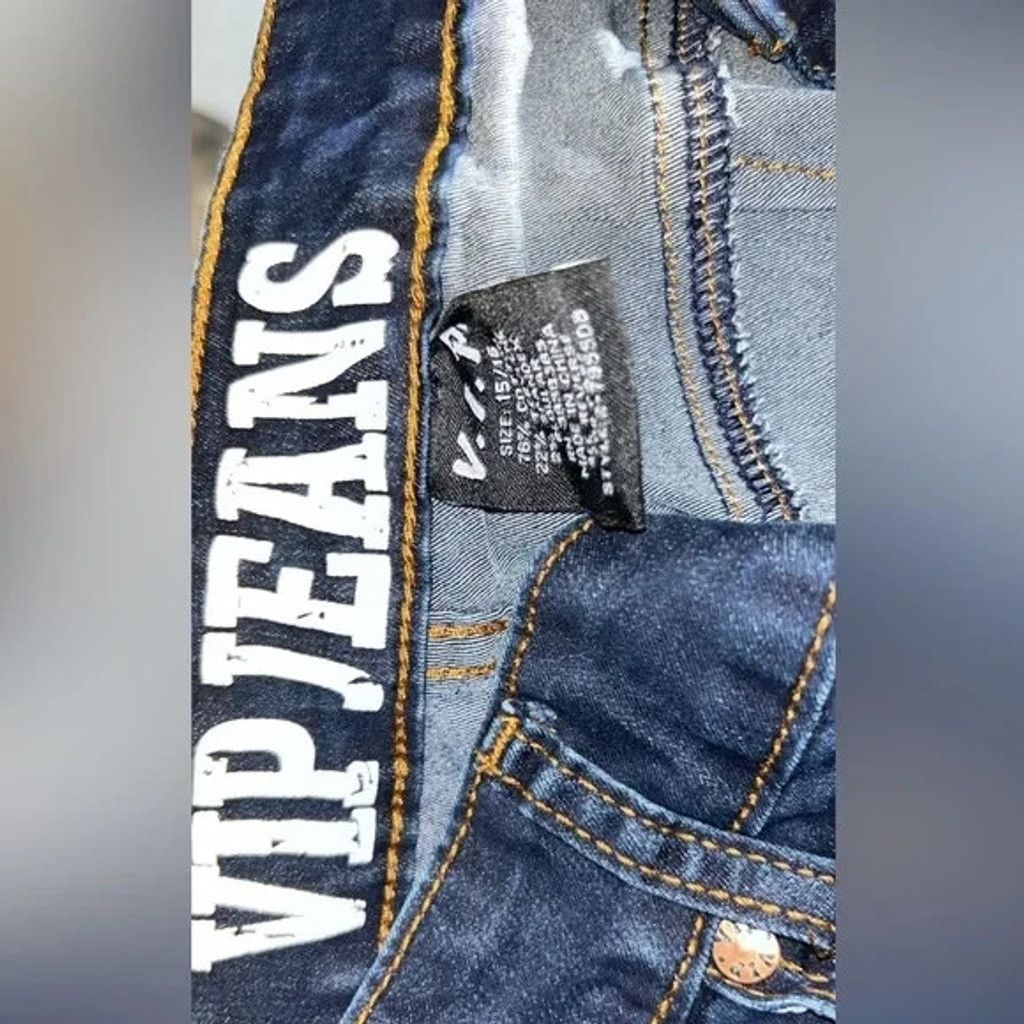 Pit Viper vip jeans women VIP Women's Dark Blue Skinny Jeans sz 15/16 Size 38" / US 16 / IT 52 - 1 Thumbnail
