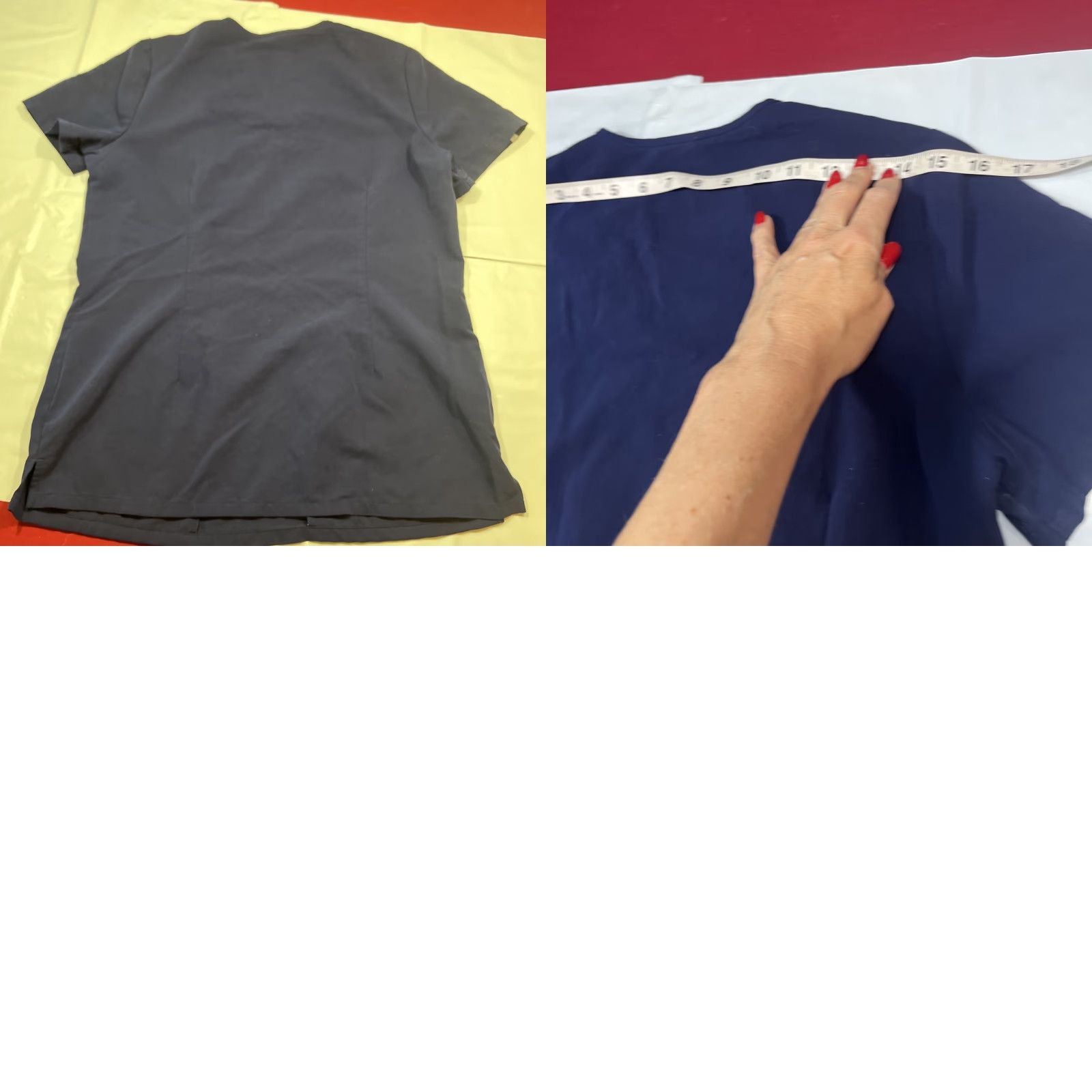 Vintage FIGS Scrub Top Shirt Womens Small Navy Casma Pocket Technical Collection V Neck Size S / US 4 / IT 40 - 9 Thumbnail