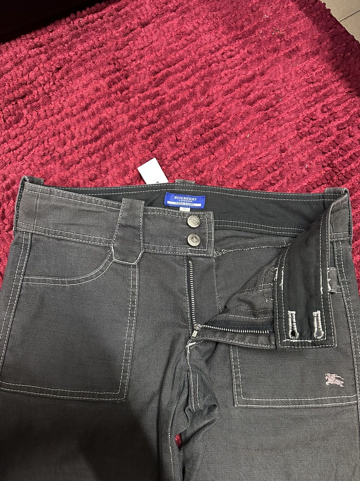GOA 2000 Burberry London Blue Label Flare Goa Lgb Y2K Jeans Size 30" / US 8 / IT 44 - 6 Thumbnail