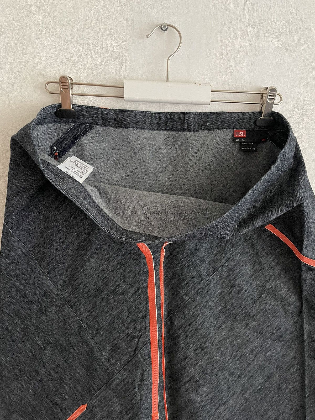 Diesel × Vintage Diesel Indigo Vintage Avant Garde Skirt Size 30" / US 8 / IT 44 - 9 Thumbnail