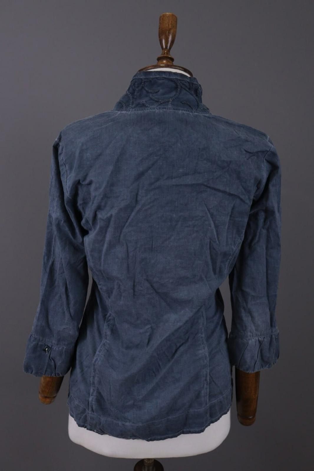 Bottega Veneta Bottegi Blue Designed Lagenlook Blouse Jacket Size S Size S / US 4 / IT 40 - 9 Thumbnail