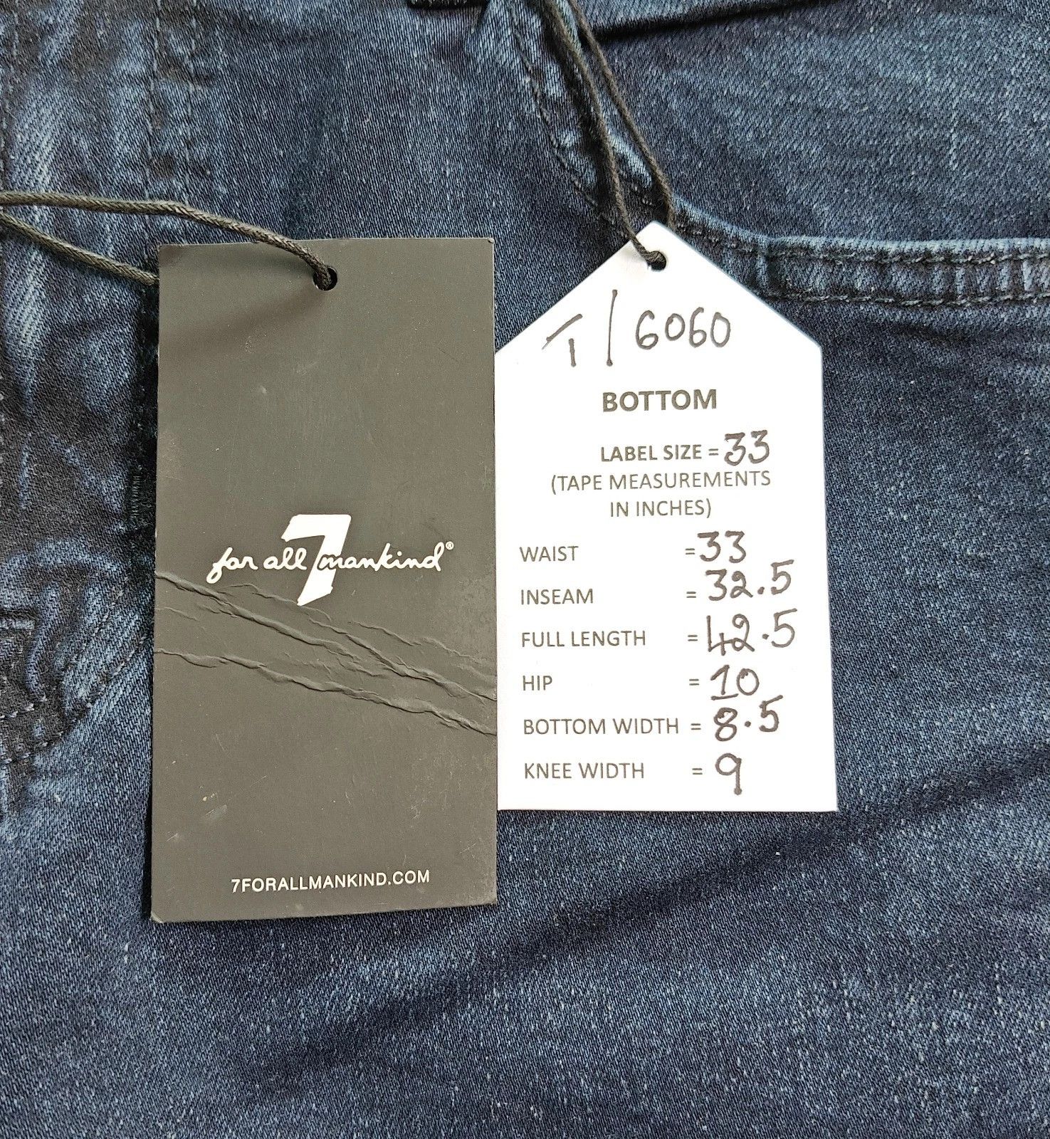 7 For All Mankind 7 For All ManKind Austyn Fields BOOTCUT Jeans T / 6060 Size US 33 - 5 Thumbnail