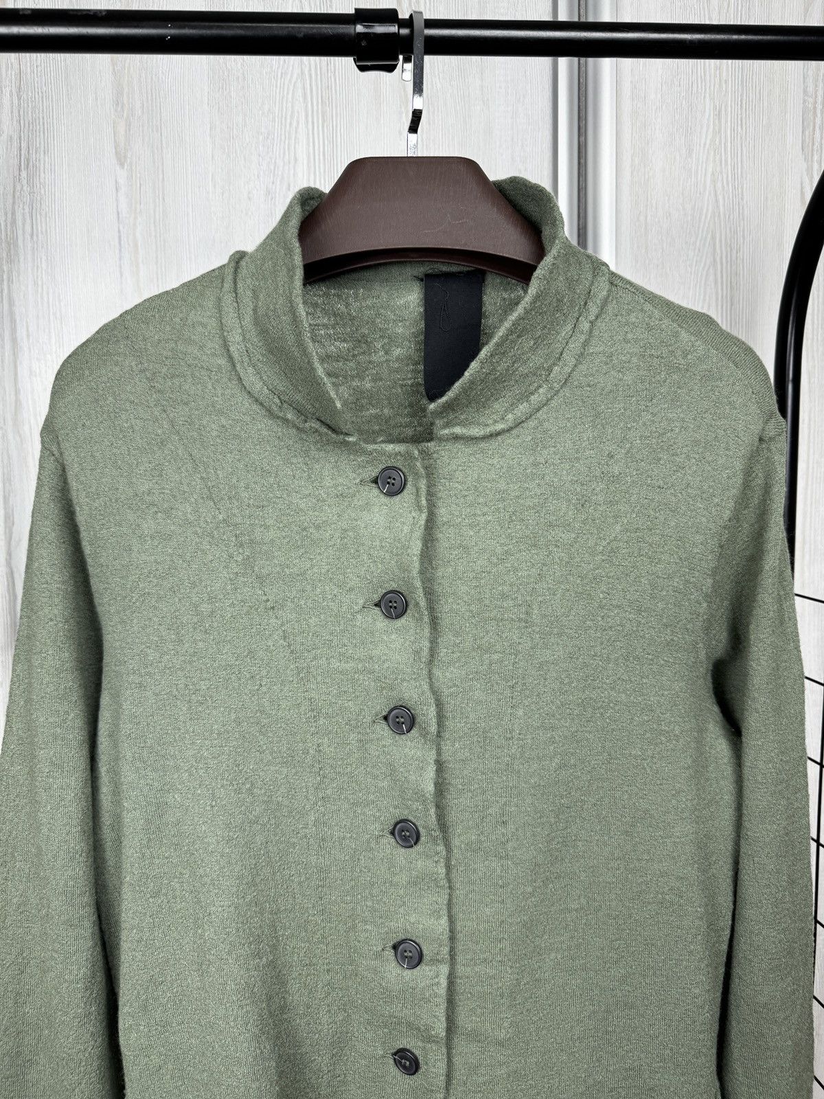 Rundholz Rundholz Avantgarde Knitwear Sweater Cardigan Wool Green L Size L / US 10 / IT 46 - 3 Thumbnail