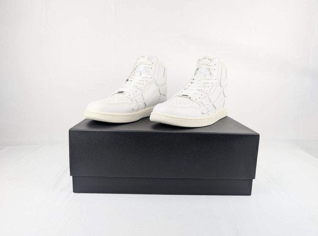 Amiri Skeleton Top High Sneakers in White Size US 11 / EU 44 - 7 Thumbnail