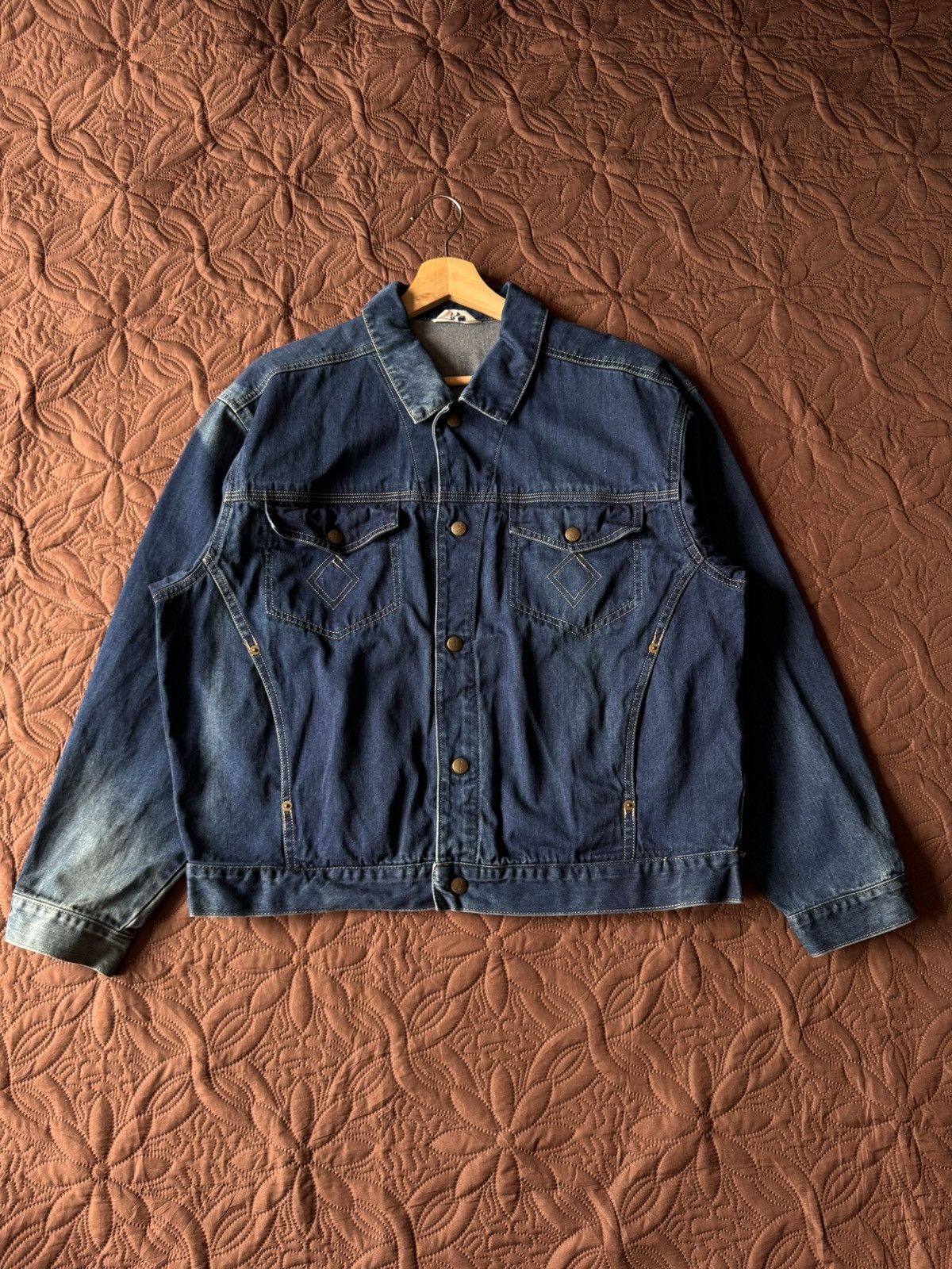 Trussardi Vintage trusardi denim jacket Dual Pointed Flap Pockets Size US M / EU 48-50 / 2 - 1 Thumbnail