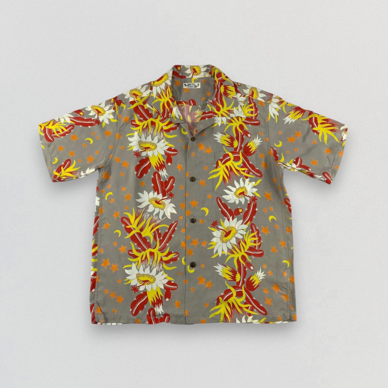 Sun Surf Sun Surf Panel Flowers Aloha Hawaiian Shirt HW045 Size US M / EU 48-50 / 2 - 1 Thumbnail