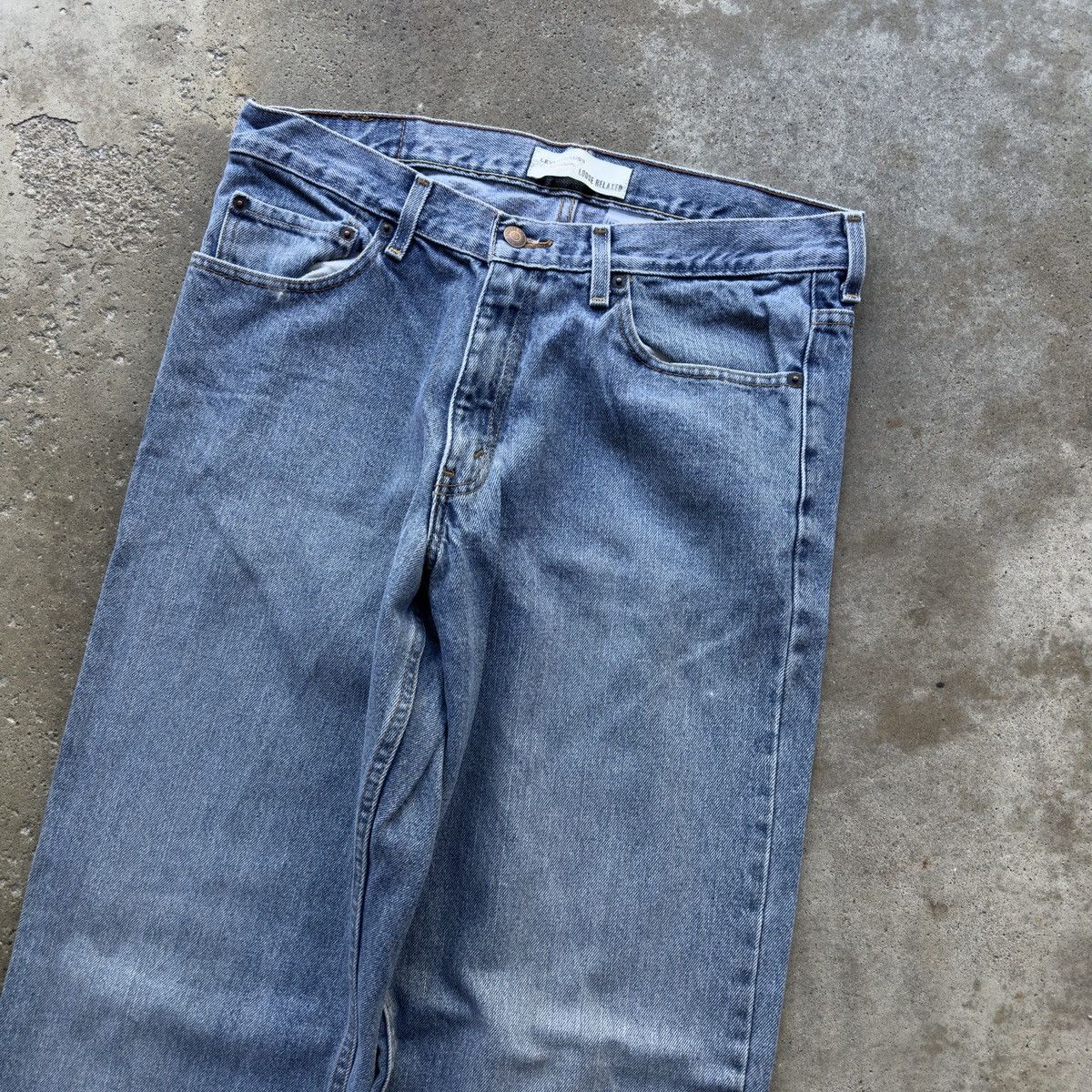 Levi's Faded Levi's Baggy Relaxed Fit Jeans ERD Grunge Skater Size US 34 / EU 50 - 5 Thumbnail