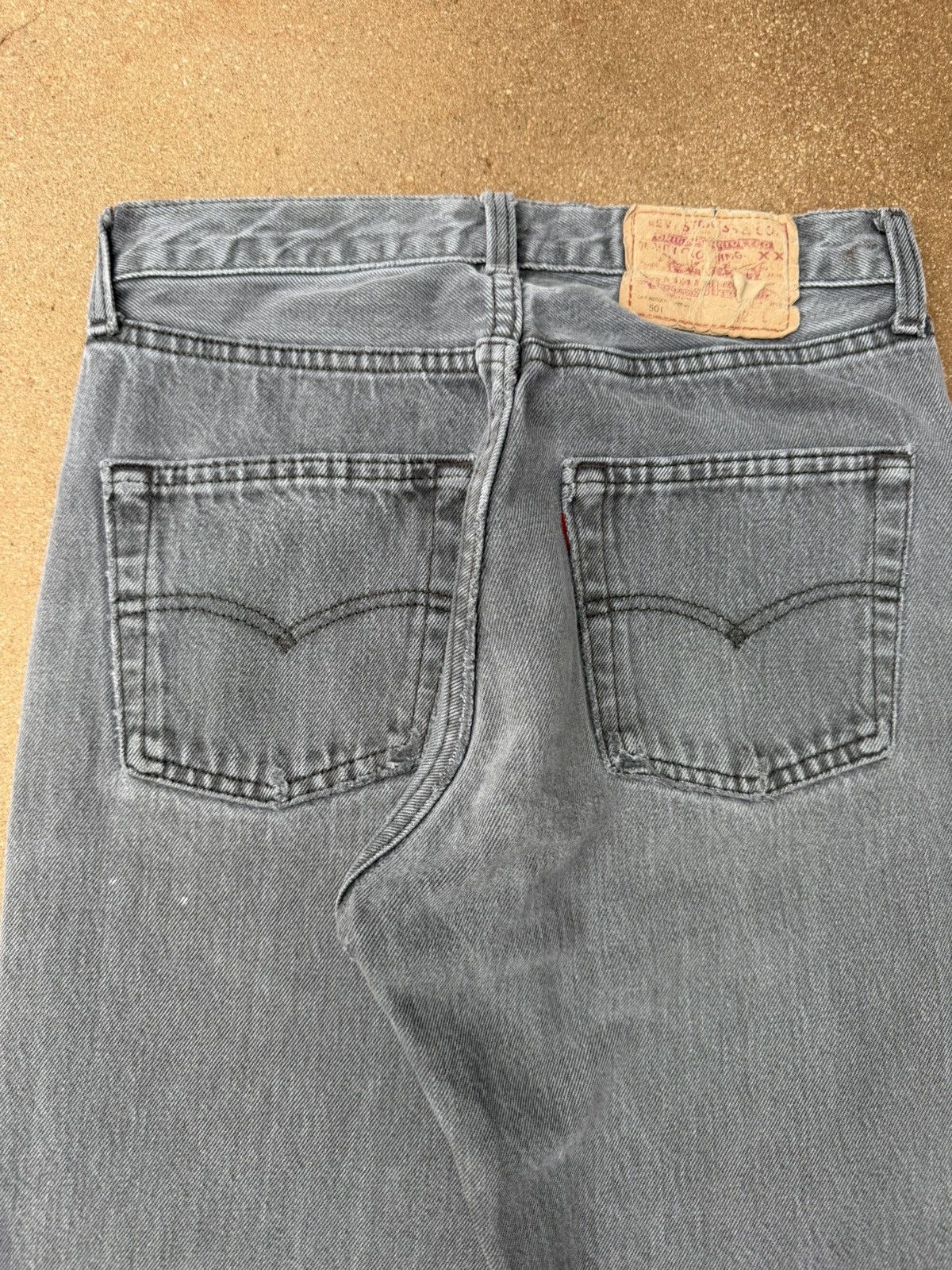 Levi's Vintage Levi’s 501xx Buttonfly Straight Faded Jeans 27x29 Size 27" / US 4 / IT 40 - 7 Thumbnail