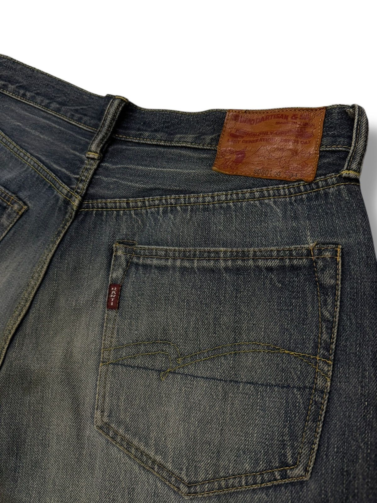 Studio D'Artisan Vintage 00s Studio D’Artisan SD-601-00 Selvedge Denim Japan Size US 32 / EU 48 - 11 Thumbnail