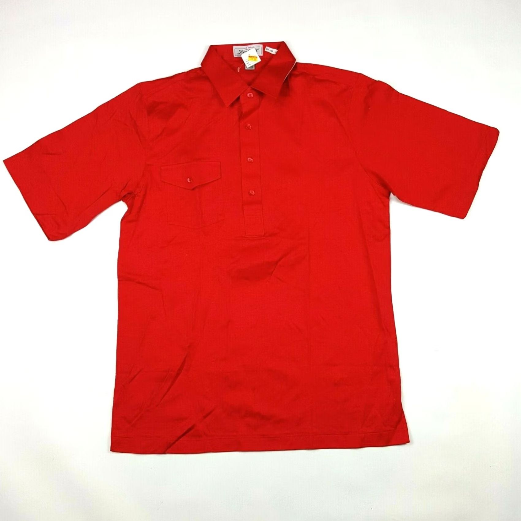 Titleist VINTAGE Titleist Polo Shirt Mens Red Short Sleeve Collar Pullover Button 90s Golf Shirt Size US L / EU 52-54 / 3 - 2 Thumbnail