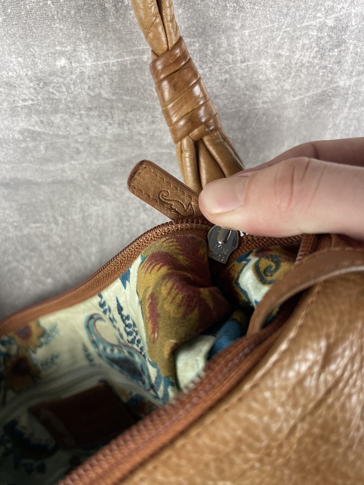 Genuine Leather Things Terrific Leather Hobo Bag Slouchy Tan Bohemian Size ONE SIZE - 10 Thumbnail