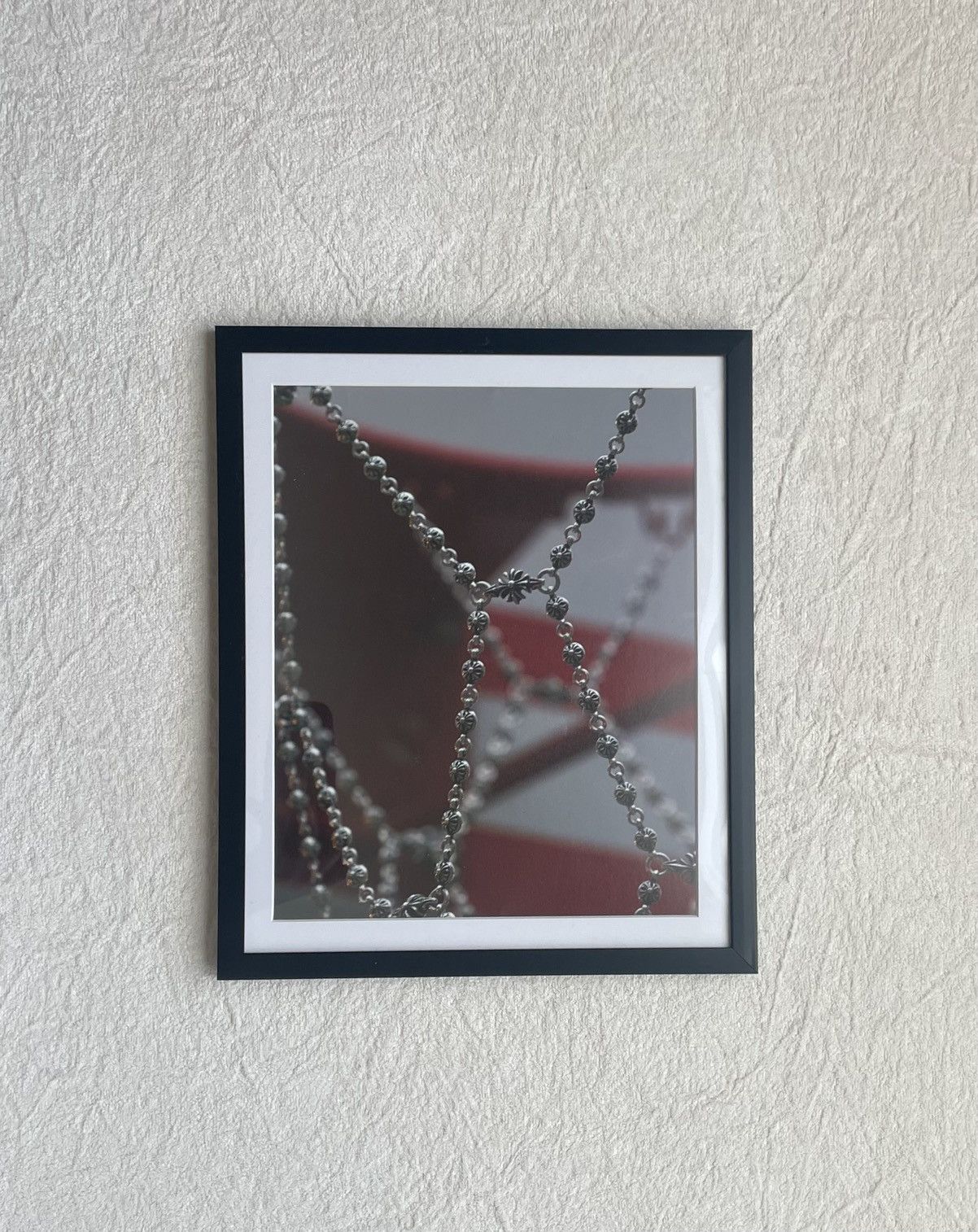 Chrome Hearts Chrome Hearts basketball silver net 9x11 Framed poster Size ONE SIZE - 1 Thumbnail