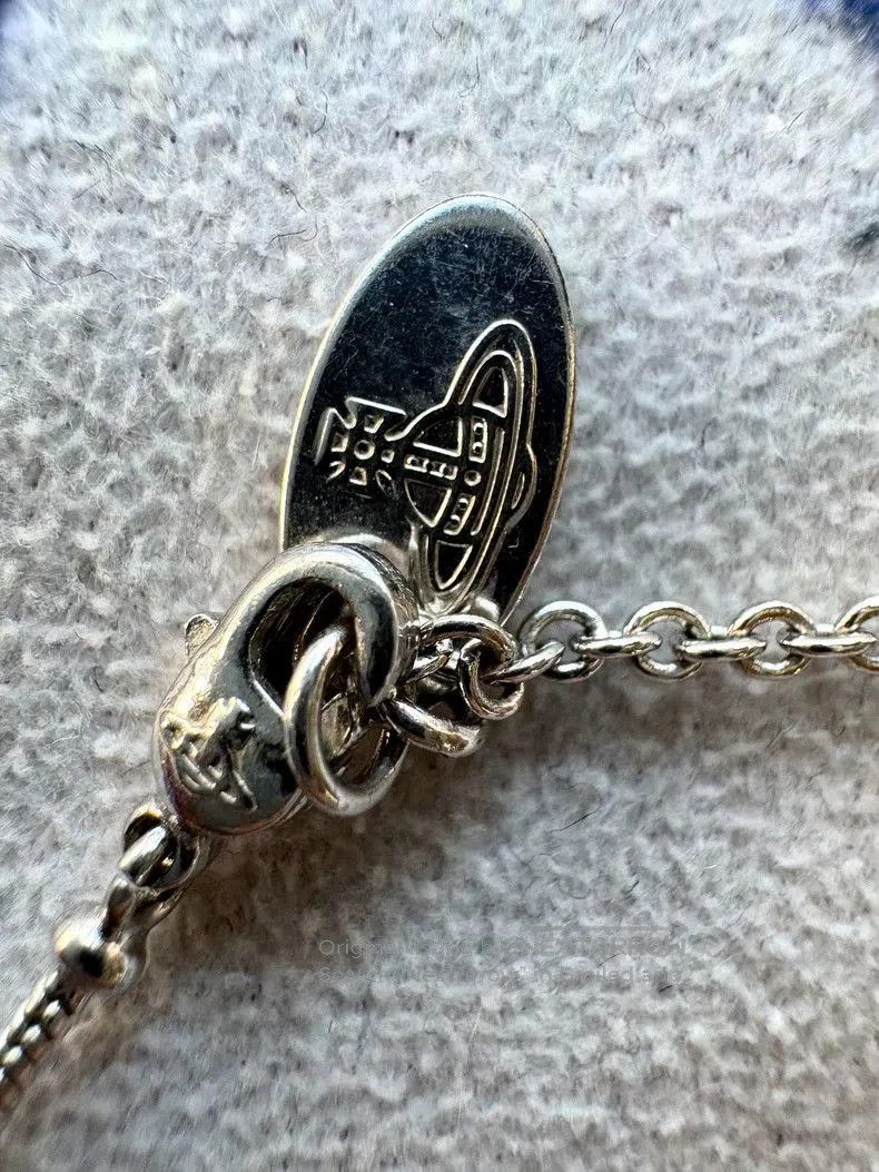 Vivienne Westwood Vivienne Westwood White Saturn Necklace. Size ONE SIZE - 3 Thumbnail