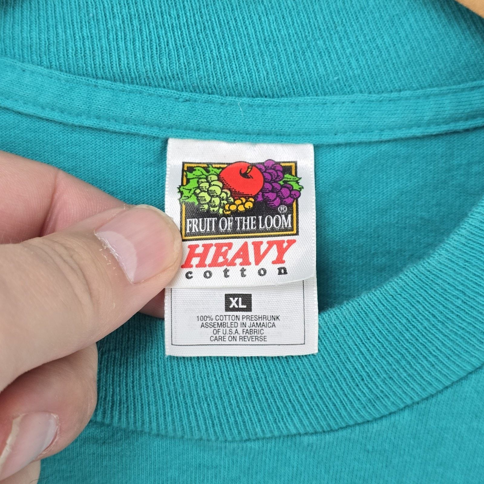 Fruit Of The Loom Vintage House Of Blues Shirt Mens XL Green Orlando 90s Size US XL / EU 56 / 4 - 5 Thumbnail