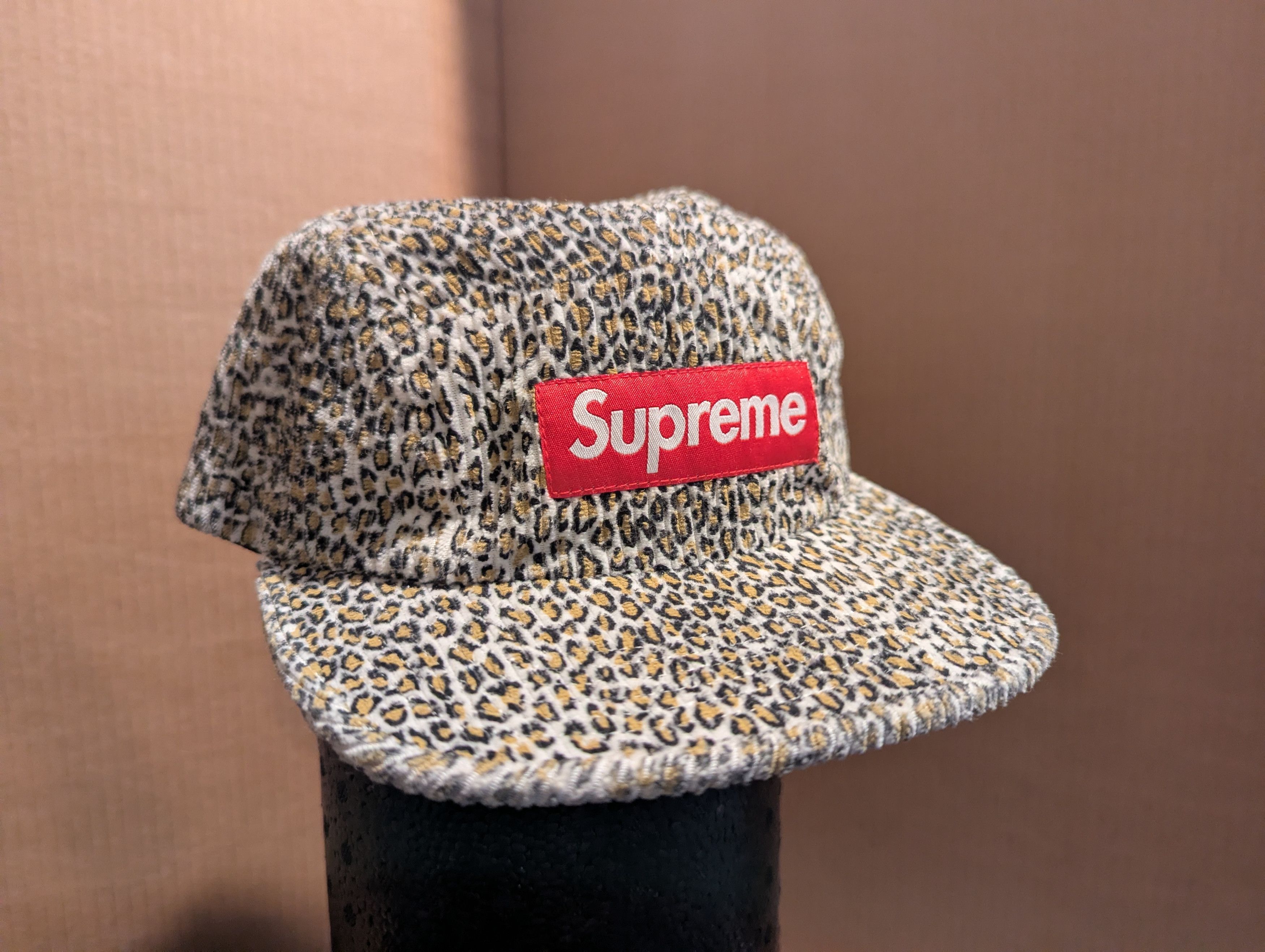 帽子 SUPREME liberty leopard cord trooper Supreme Liberty Leopard Cord Trooper シュプリーム リバティー