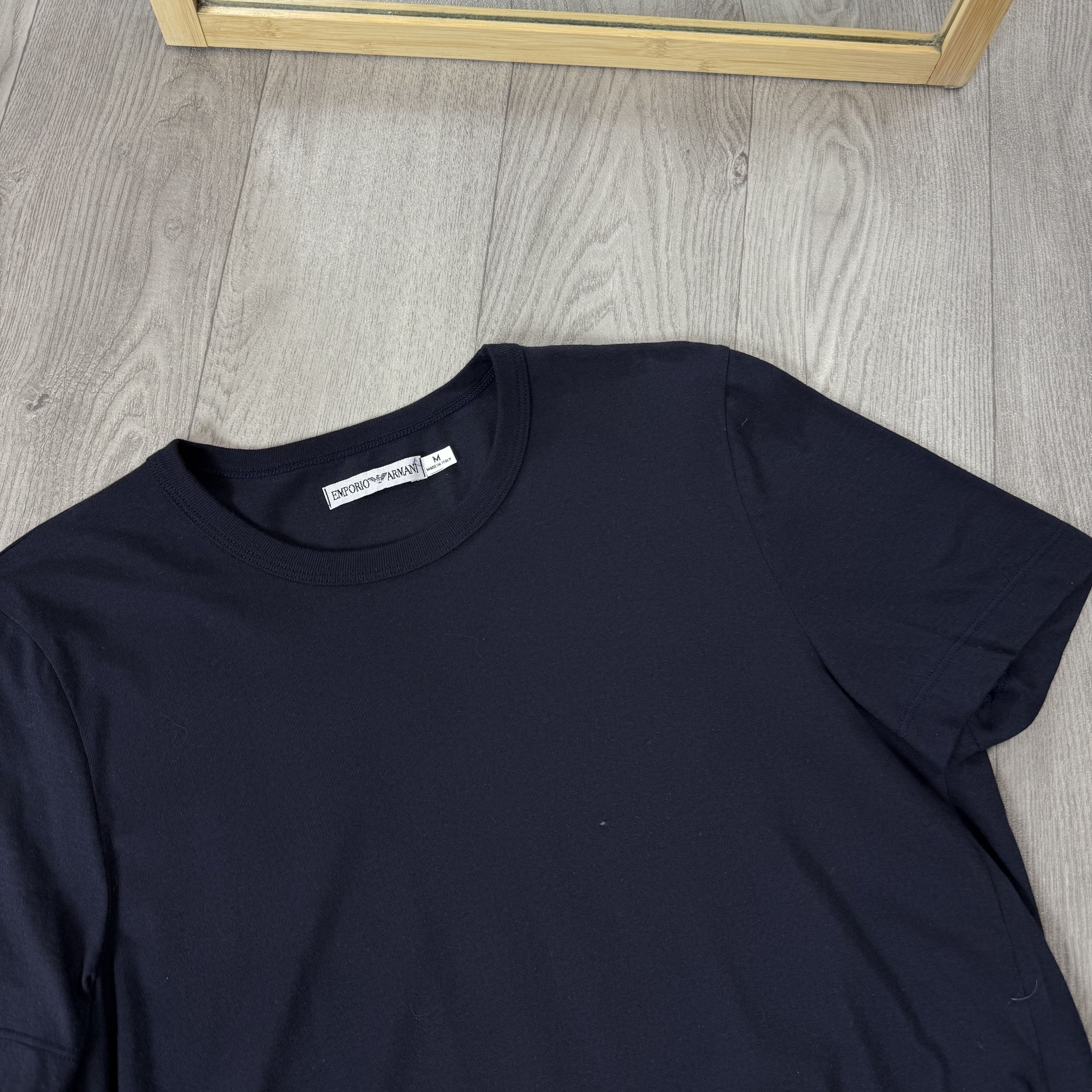Emporio Armani Vintage Emporio Armani Blue Tee Shirt M Size US M / EU 48-50 / 2 - 6 Thumbnail