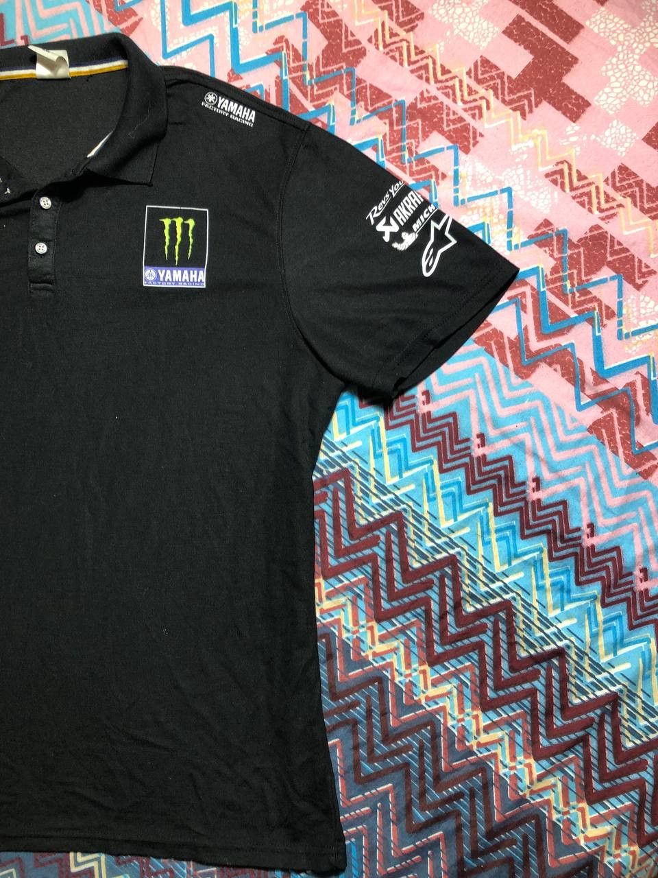 Vintage Vintage Y2k Yamaha Monster Energy Racing Polo Shirt Size US XXL / EU 58 / 5 - 8 Thumbnail