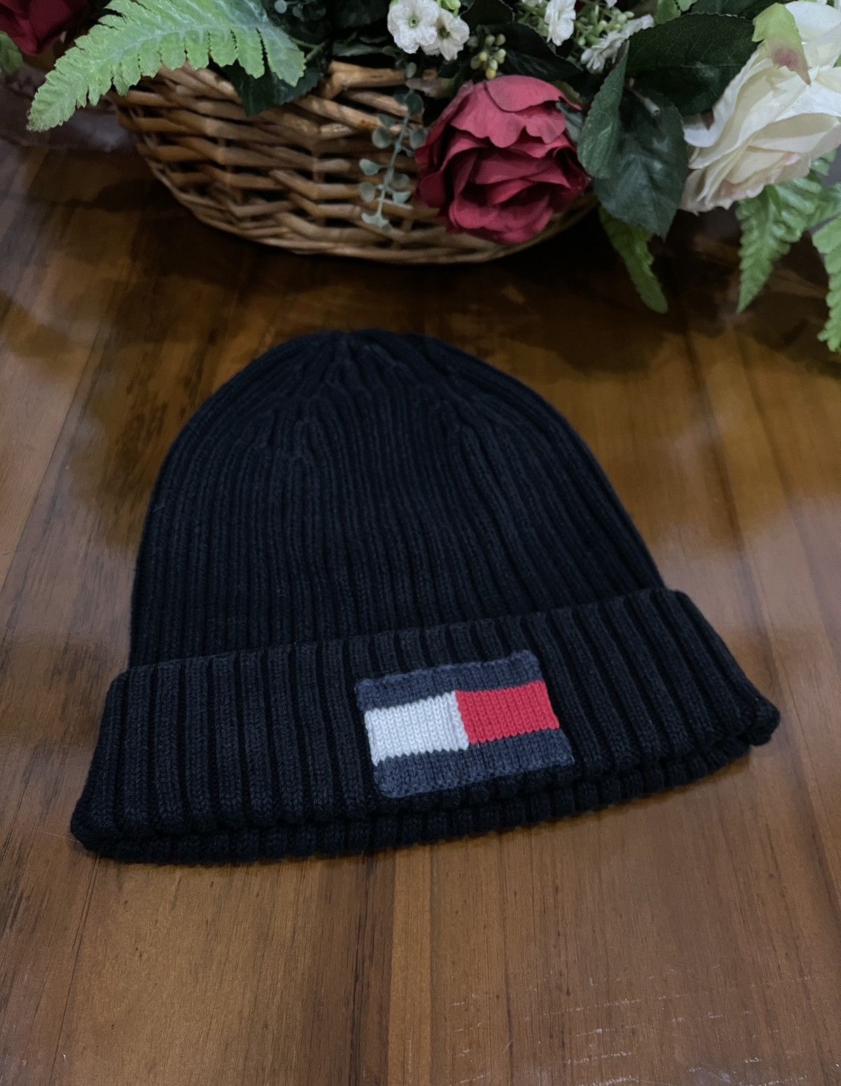 Tommy Hilfiger Tommy Hilfiger Big Logo Beanie Hats Size ONE SIZE - 1 Thumbnail