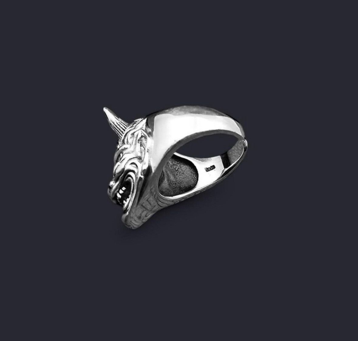 Other Japanese mask ring 👺 Size ONE SIZE - 3 Thumbnail