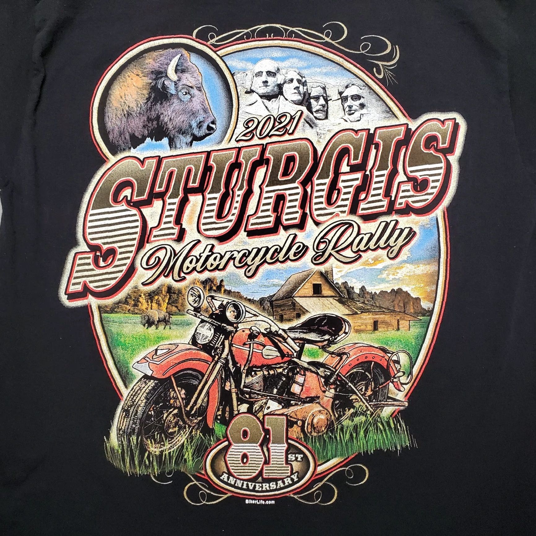 Vintage Sturgis Motorcycle Rally Shirt Mens Small Black Biker Crewneck Casual 2021 TEE Size US S / EU 44-46 / 1 - 5 Thumbnail
