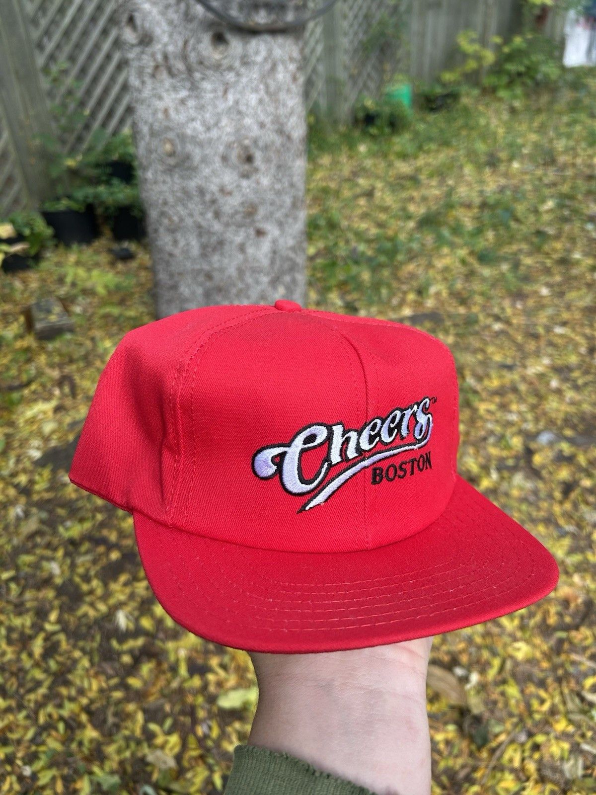 Vintage 90s snapbac hat cheers Boston television show promo USA made Size ONE SIZE - 1 Thumbnail