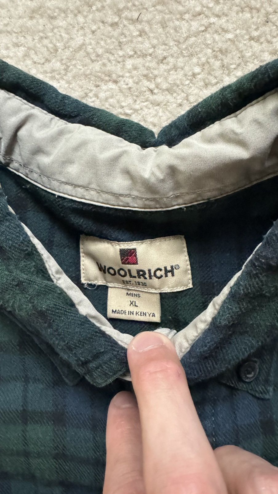 Woolrich Woolen Mills Vintage Woolrich Flannel Size US XL / EU 56 / 4 - 2 Thumbnail