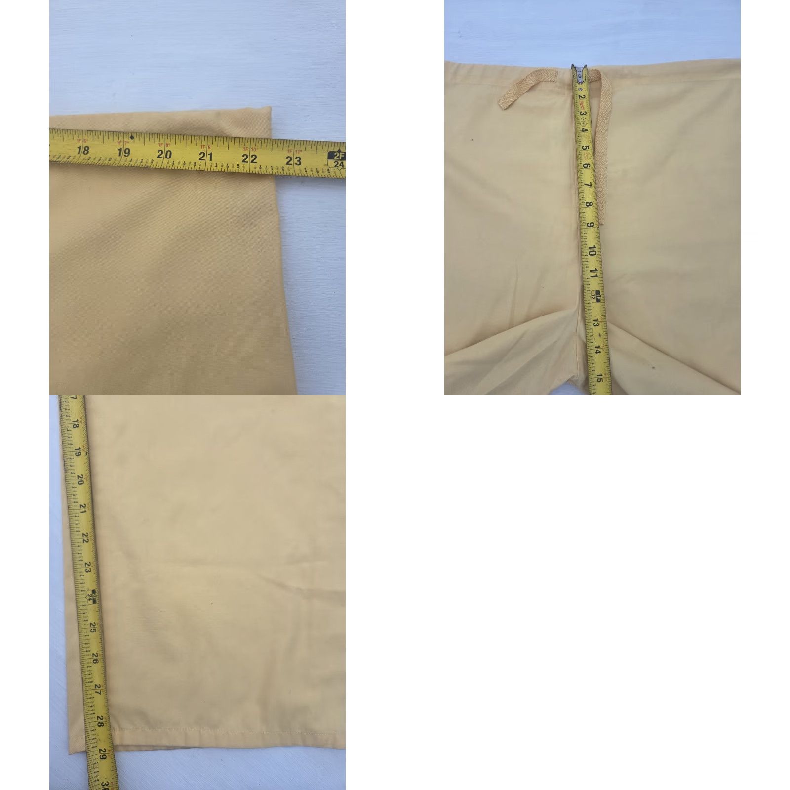 Vintage Adar Scrub Pants Women’s XL Yellow Drawstring Medical Nurse Dental Vet Work Pants Size 40" / US 18 - 8 Thumbnail